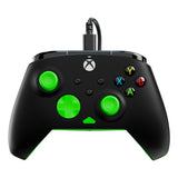 Turtle Beach Rematch Core Wired Controller (Schwarz Grün, Xbox Series X|S, Xbox One, PC)
