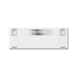 Mchose g98 pro blue flame orange wireless tri-mode custom mechanical rgb gaming toetsenbord (wit, us lay-out (qwerty), ttc flame orange, rgb, hot swap, double-shot pbt, draadloos | bluetooth | usb-c)