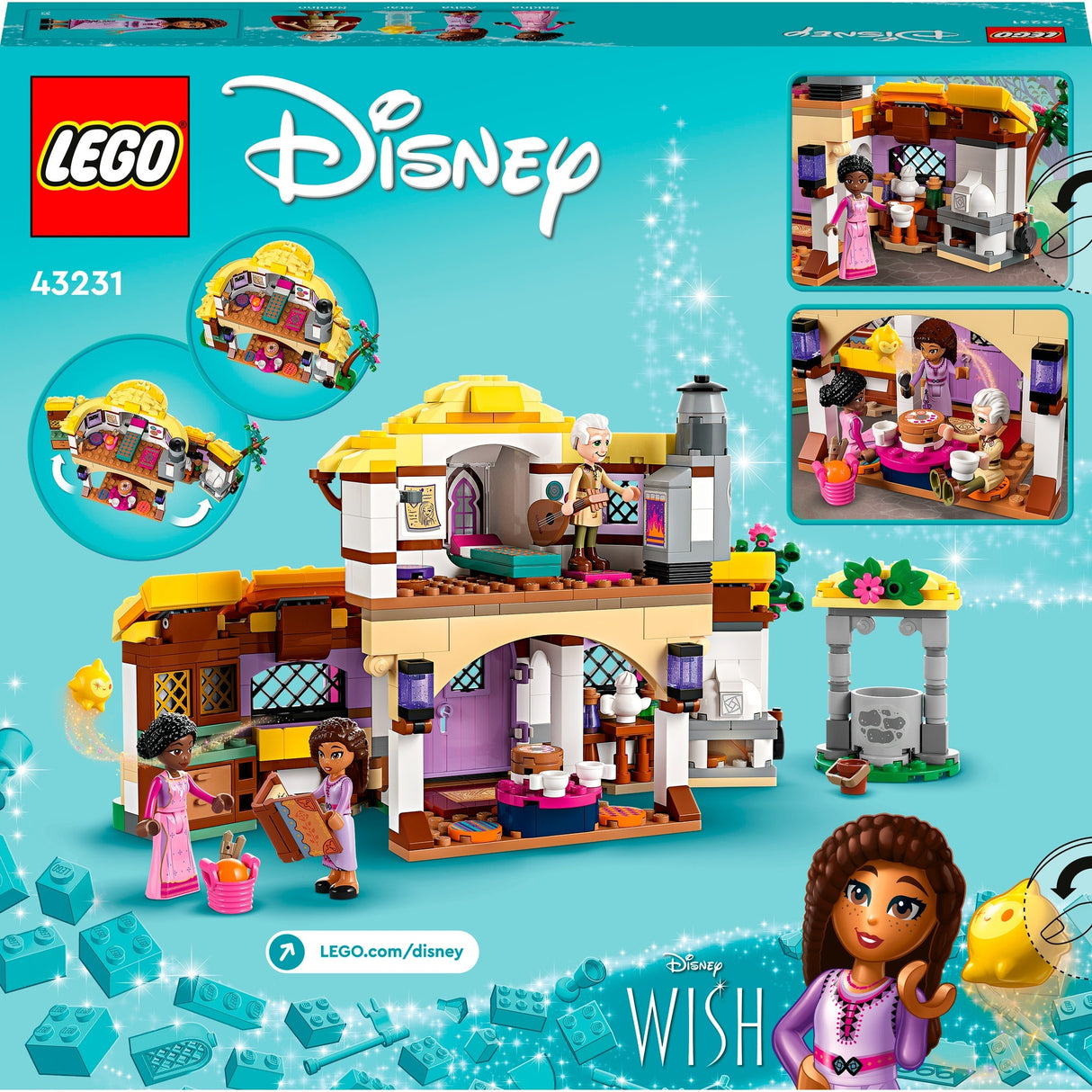 Lego disney princess 43231 asha's huisje