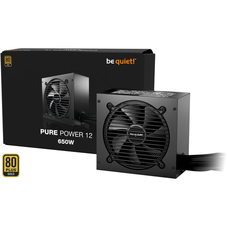 Ruhig sein! Pure Power 12 650 Watt Netzteil (schwarz, 2x PCIe)