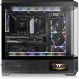 Thermaltake view 600 tg big tower behuizing (zwart | 2x usb-a | 1x usb-c | tempered glass)