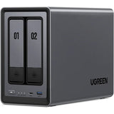 Ugreen nasync dxp2800 (grijs, 2,5gbe, hdmi, usb-c)