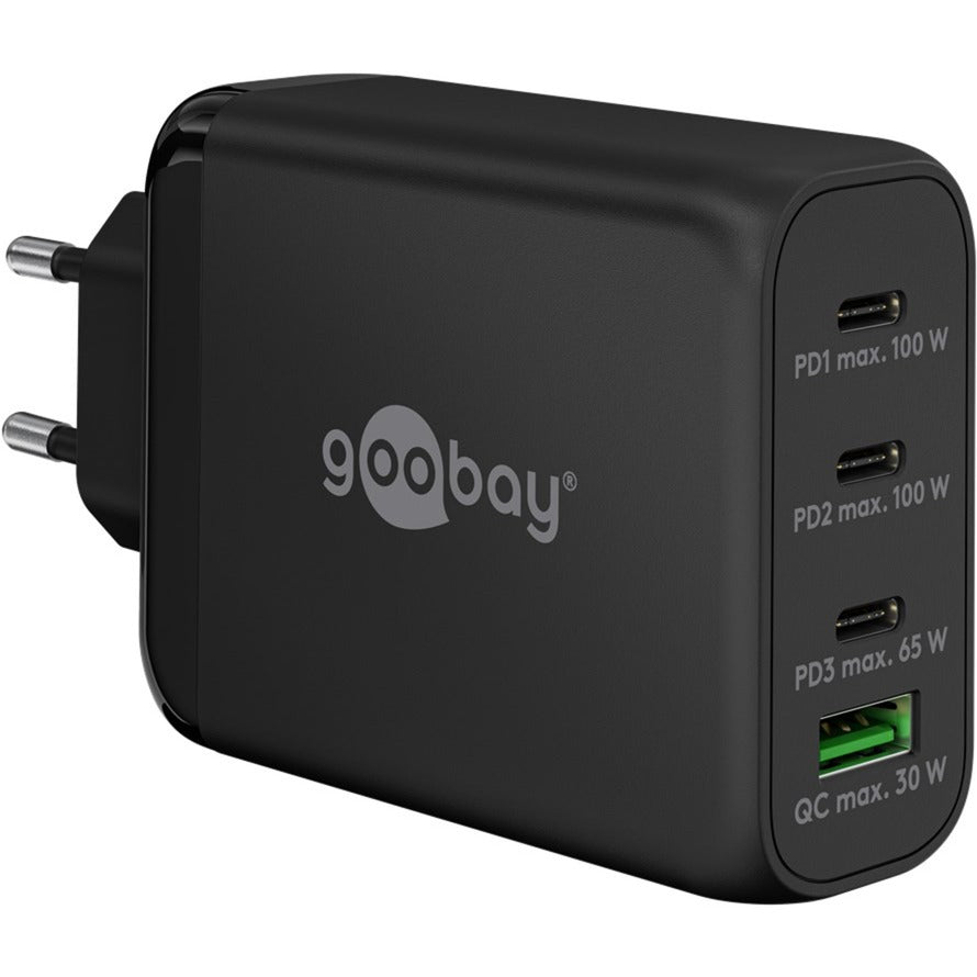 Goobay USB-C PD Multiport Schnellladegerät (100 W) (Schwarz)