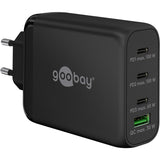 Goobay USB-C PD Multiport Schnellladegerät (100 W) (Schwarz)