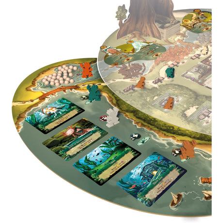 White Goblin Games Everdell: Pearlbrook Brettspiel (Niederländisch, Erweiterung, 1 - 4 Spieler, 60 Minuten, ab 10 Jahren)