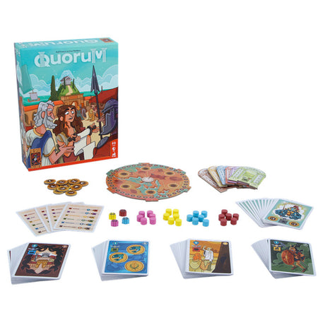 999games 999 Games Quorum Brettspiel (Niederländisch, 2 – 4 Spieler, 45 Minuten, ab 14 Jahren)