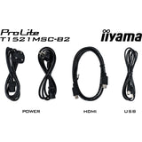Iiyama Prolite T1521MSC-B2 15 Touchscreen-Monitor (schwarz, HDMI, VGA, USB-B)