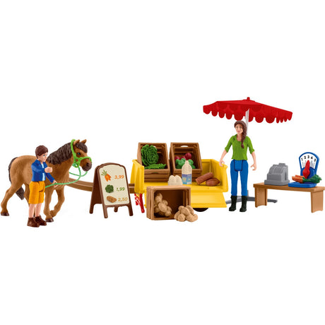 Schleich Bauernhofwelt – mobile Bauernhof-Ständer-Spielfigur