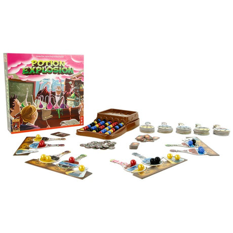 999games 999 Games Potion Explosion Brettspiel (Niederländisch, 2 – 4 Spieler, 45 Minuten, ab 8 Jahren)