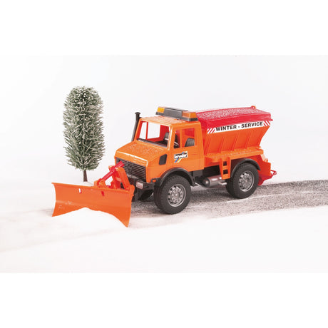 Bruder Mercedes-Benz Unimog Winterdienst-Modellfahrzeug (02572)