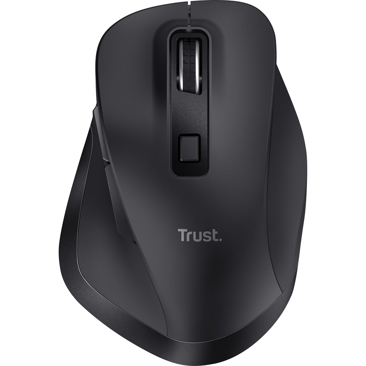 Trust Fyda kabellose Maus (schwarz, 800–2400 dpi)