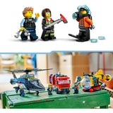 Lego City 60462 Helikopter, Feuerwehrauto und U-Boot-Remix