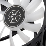 Silverstone Air Slimmer 90 ArGB Gehäuselüfter (schwarz, 92 x 92 x 15 mm, PWM)