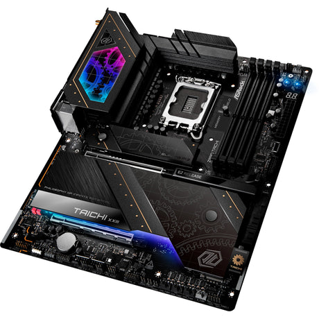 Asrock Z890 Taichi Sockel 1851 Motherboard (schwarz, RAID, 5 GB-LAN, 2,5 GB-LAN, Wi-Fi 7, BT, Sound, ATX)