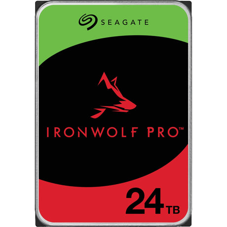 Seagate ironwolf pro 24 tb harde schijf (sata 6 gb s, 24 7)