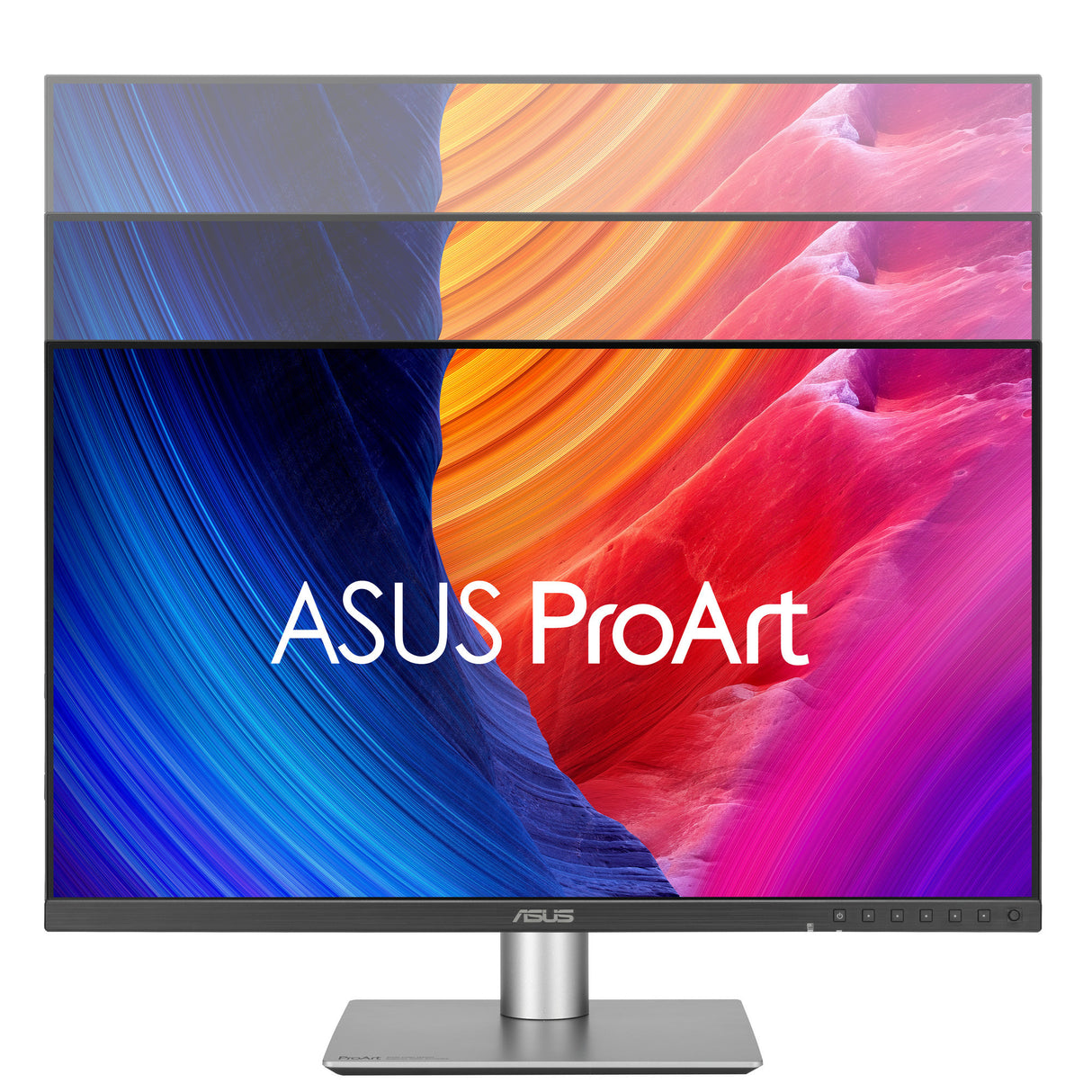 Asus proart display pa278cgrv 27 monitor (zilver zwart, hdmi, 2x displayport, 3x usb-a, 2x usb-c)