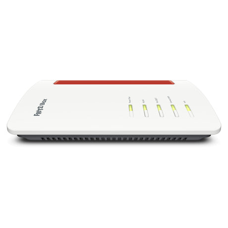 Fritz! Box 5690 XGS Edition internationaler Glasfaser-Router (weiß rot, Mesh-WLAN, 10 Gbit/s)