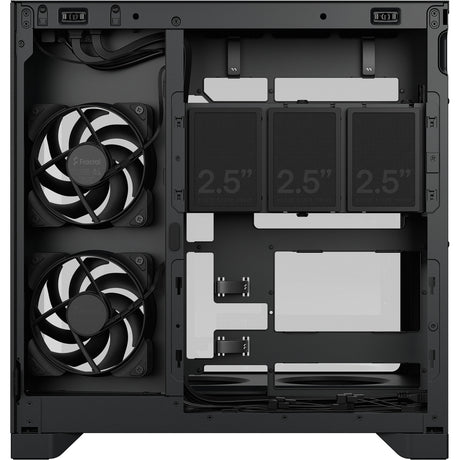 Fractal Design Pop 2 Vision Midi-Tower-Gehäuse (schwarz | 1x USB-A | 1x USB-C | gehärtetes Glas)