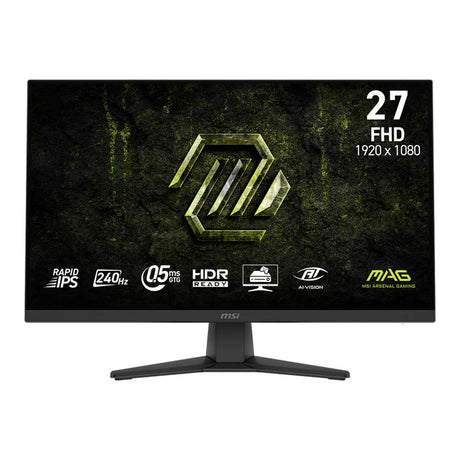 MSI Mag 272F x24 27 Gaming-Monitor (schwarz, 2x HDMI, 1x DisplayPort, AMD FreeSync, 240 Hz)