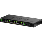 Netgear gs310tpv2 switch (zwart, 55w poe budget)