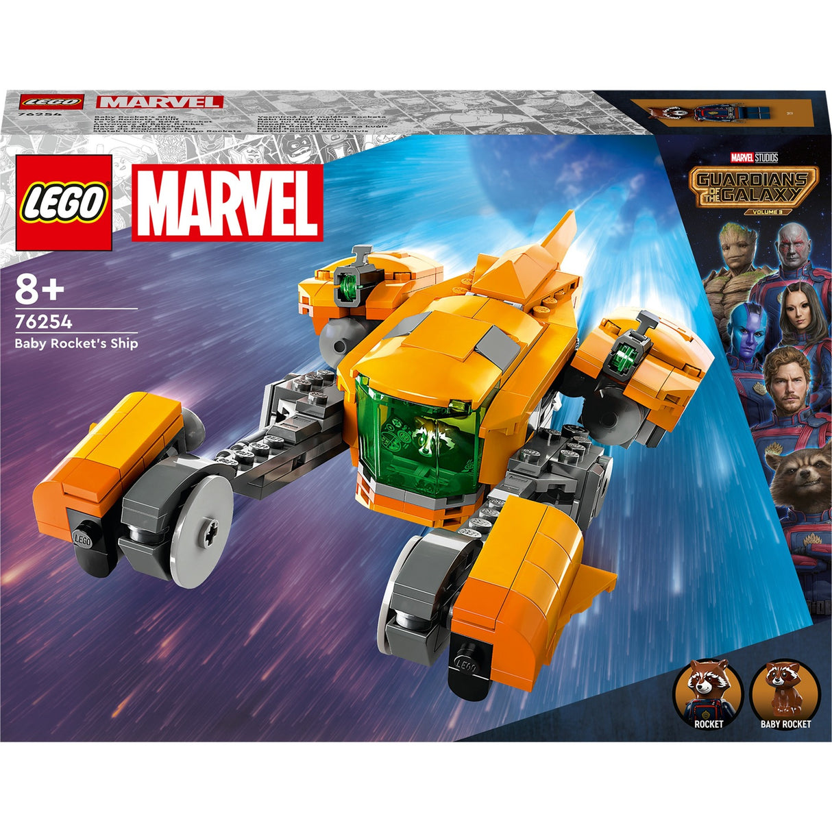 Lego Super Heroes 76254 Das Baby Rocketschiff