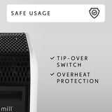 Mühle sanfte Luft WiFi Ölkühler Oil2000wifi3 schwarz