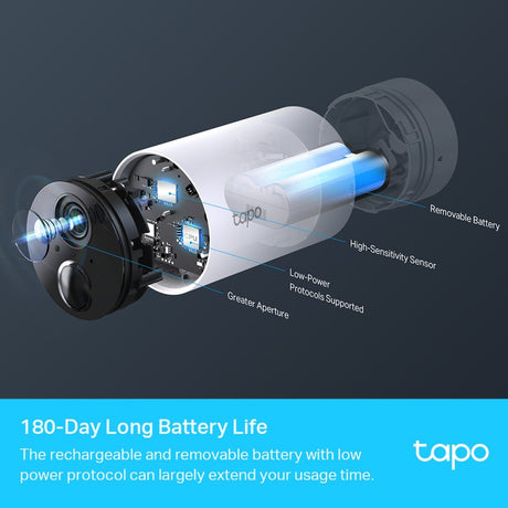 Tp-Link Tapo C400S2 Sicherheitskamera (weiß)