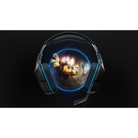 Logitech G432 7.1 Surround Sound Kabelgebundenes Over-Ear-Gaming-Headset (Schwarz Blau, PC, Playstation 4, Playstation 5, Xbox One, Xbox Series X|S, Nintendo Switch)