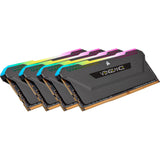 Corsair 64 gb ddr4-3200 (4x 16 gb) werkgeheugen (cmh64gx4m4e3200c16, xmp 2,0)