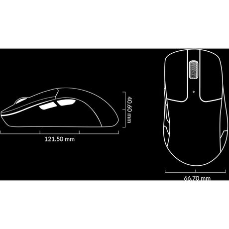 Keychron m2 kabellose Gaming-Maus (schwarz)
