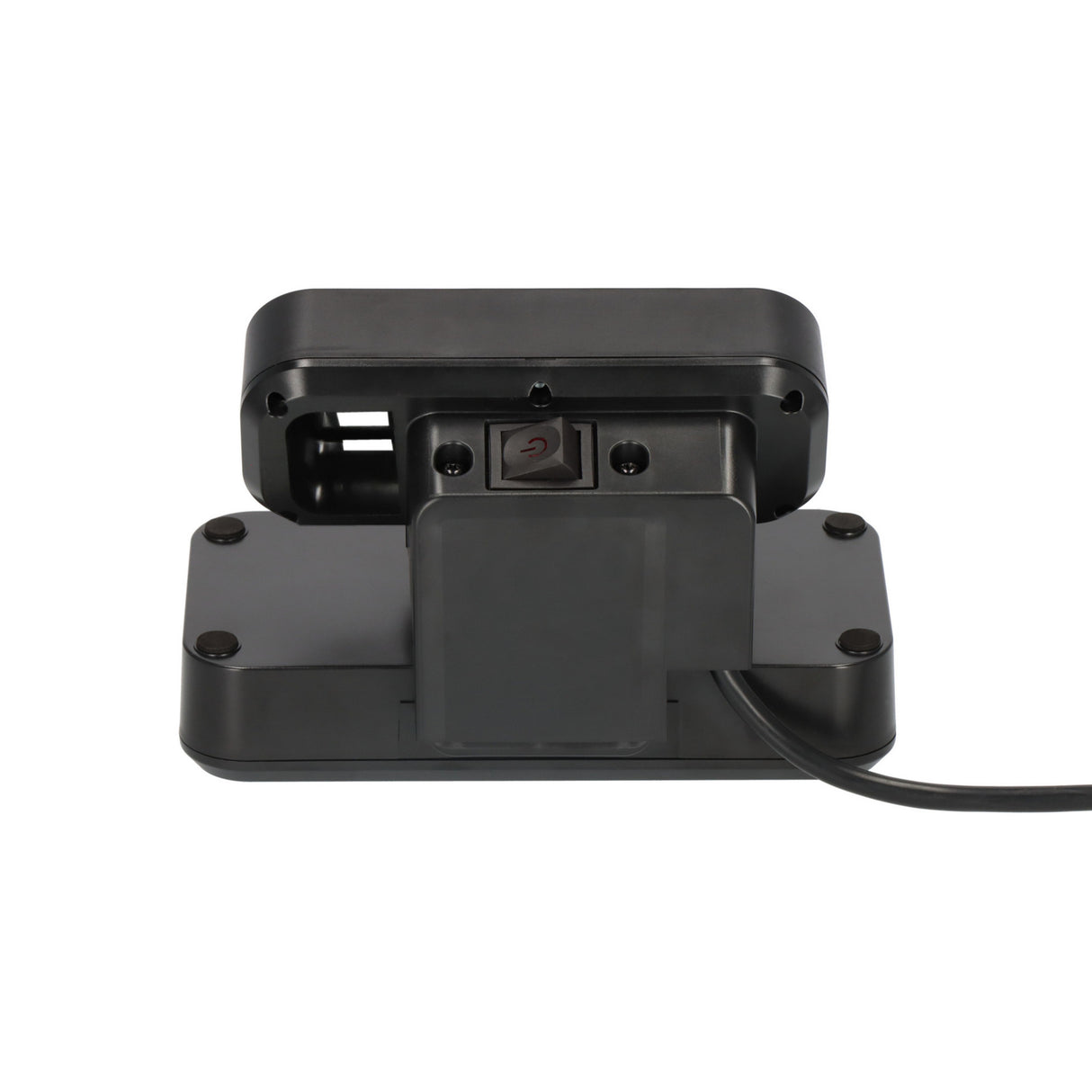 Brennerstuhl Estilo Duplex-Steckdose mit Schalterdose (Schwarz Silber, 2x Steckplatz für Keystone-Module)