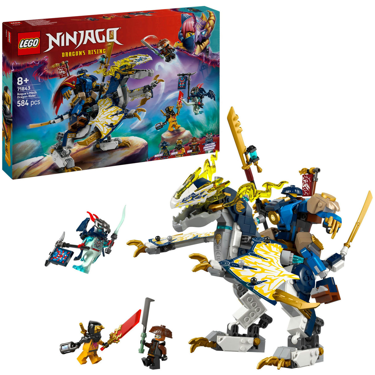 Lego Ninjago 71843 Schurken-Mech-Drachenreiter