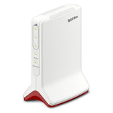 Fritz! box 6825 4g edition international wlan lte router (wit rood, mesh wi-fi, 4g 3g)
