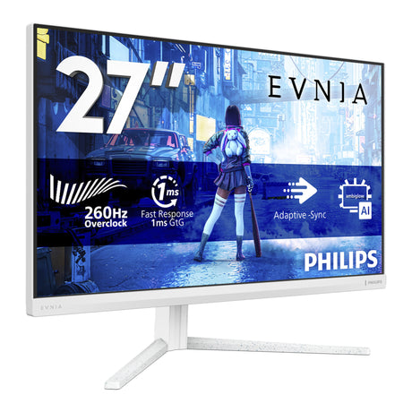 Philips evnia 27m2n5201p 27 gaming monitor (wit, 1x displayport, 2x hdmi, 260 hz (oc))