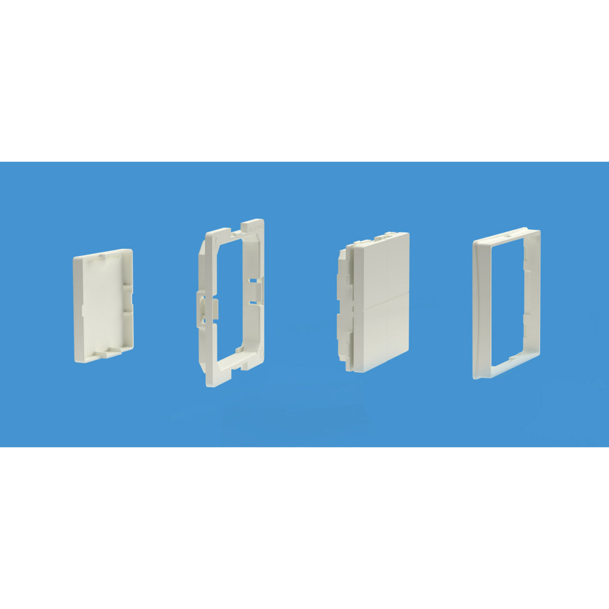 Shelly blu wall switch 4 (stand alone) schakelaar (wit, bluetooth 4.2)