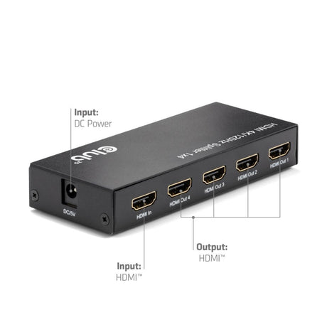 Club 3D HDMI Splitter 1x > 4x HDMI 4K 120Hz (schwarz)