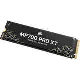 Corsair MP700 Pro XT 4 TB SSD (schwarz, PCIe Gen5 x4 NVMe 2.0, M.2 2280, 3D TLC NAND)