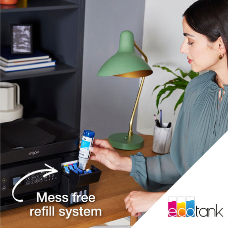 Epson ecotank et-4800 All-in-One-Tintenstrahldrucker mit Faxfunktion (schwarz)