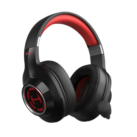Edifier G2 S Wireless 7.1 Gaming Headset Over-Ear Gaming Headset (Schwarz Rot, RGB, Bluetooth 2,4 GHz USB)