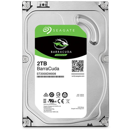Seagate barracuda 2 tb harde schijf (st2000dm008, sata 600)