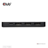 Club 3D Display Port zu Triple HDMI 8K60Hz Hub (Schwarz)