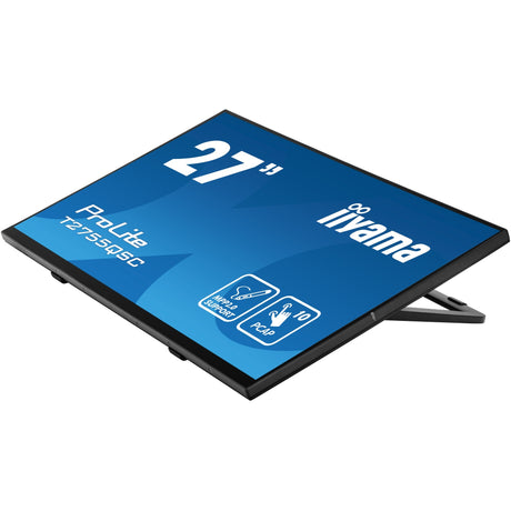 Iiyama Prolite T2755QSC-B1 27 Zoll Touchscreen-Monitor (schwarz, HDMI, Display-Port, 2x USB-A, USB-B)