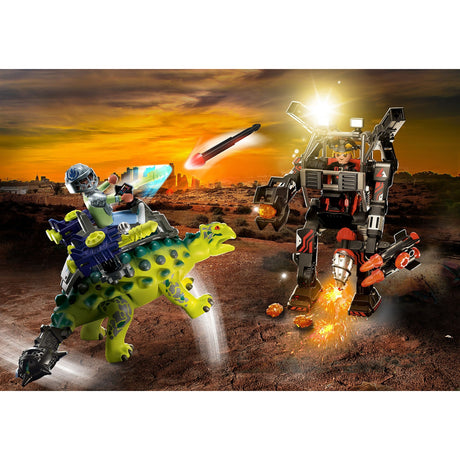 Playmobil Dino Rise - Saichania: Verteidigung der Kämpfer, Konstruktionsspielzeug (70626)