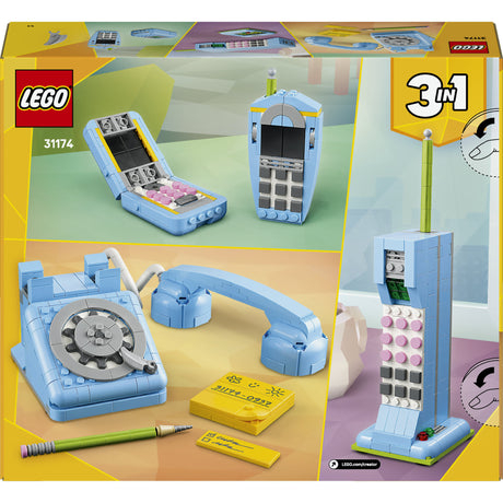 Lego® Creator 3in1 Retro-Telefon, Vintage-Telefon – 31174