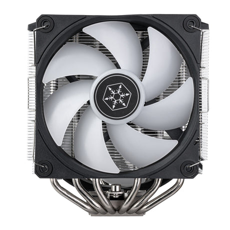 Silverstone SST-HYD140-ARGB CPU-Kühler (4-Pin-PWM-Lüfteranschluss, 4-1 Pin ARGB (5V LED))