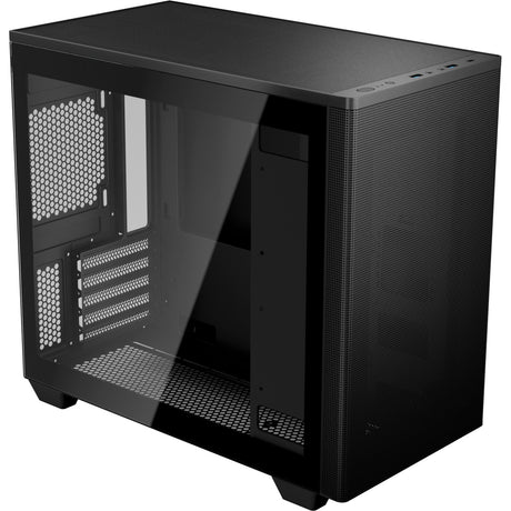 Aerocool Stormfront Mini Mini-Tower-Gehäuse (schwarz | 2x USB-A | 1x USB-C | Fenster)