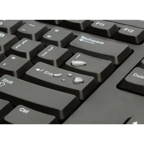 Kensington kb100 eq wired full size keyboard (zwart, eu lay-out (qwerty), membraan)