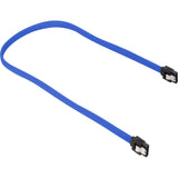 Sharkoon SATA III Sleeve-Kabel (blau, 0,3 Meter)