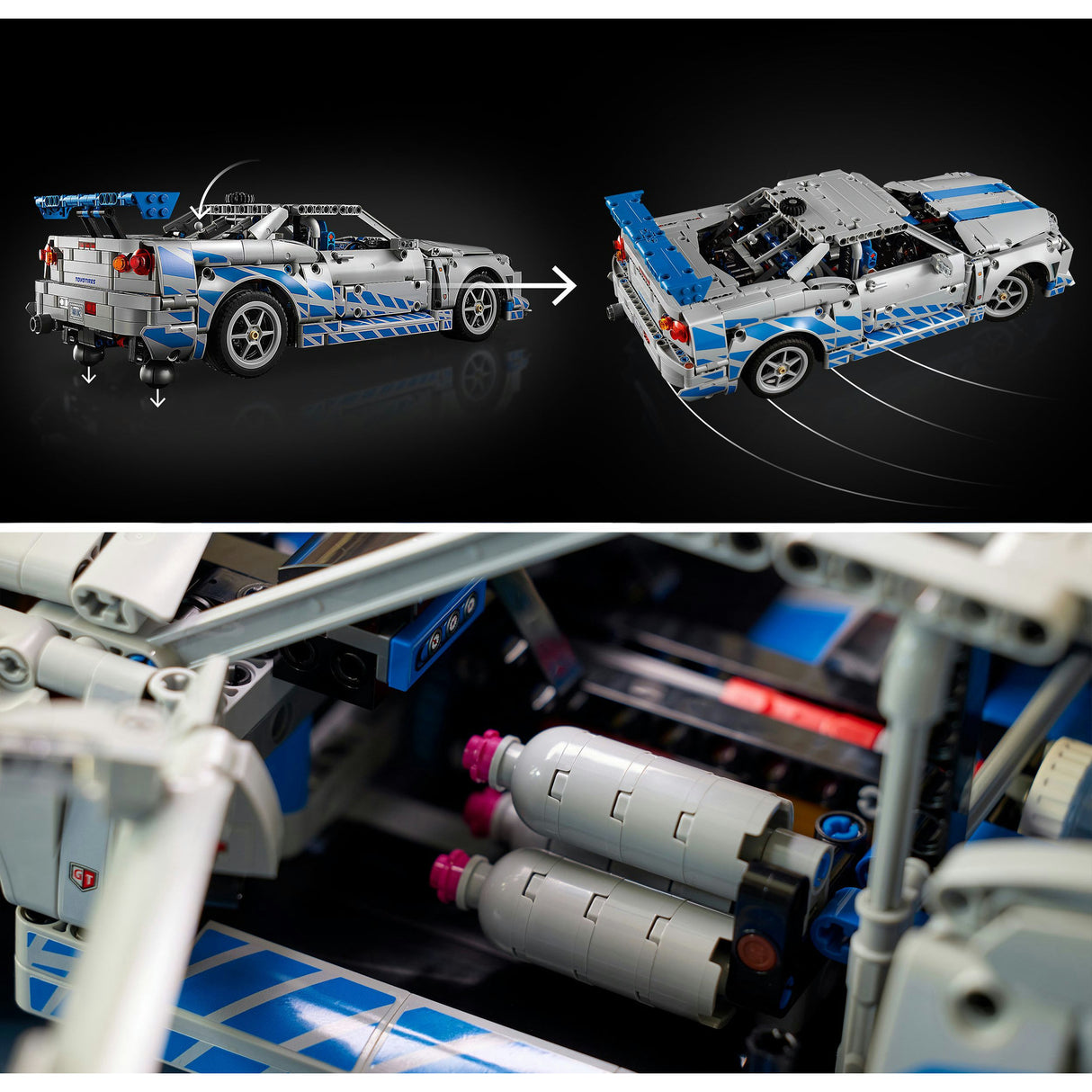 Lego® Technic 2 Fast 2 Furious Nissan Skyline GT-R (R34) Auto – 42210