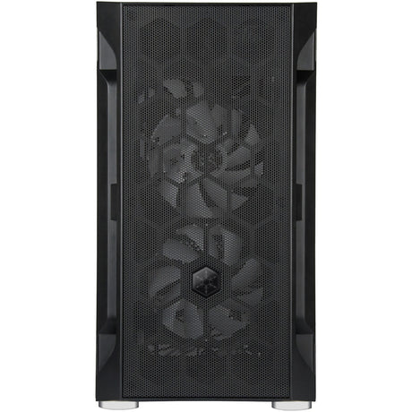 Silverstone sst-fah1mb-pro Midi-Tower-Gehäuse (schwarz | 3x USB-A | RGB | gehärtetes Glas)
